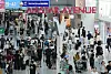 Air passengers crowd air-side area inside Terminal 1 of Incheon International Airport on Aug. 2.
