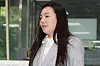 One Hundred Label co-CEO Cha Ga-won arrives at the Seoul Central District Court in Seocho District, southern Seoul, on Aug. 3.