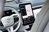 EX90 has a 14.5-inch buttonless central display that makes drivers control almost all features through it, from managing side mirrors to opening glove box.