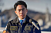 Japanese Defense Minister Shinjiro Koizumi speaks at the headquarters of the Japan Maritime Self-Defense Force in Yokosuka District, south of Tokyo, on Jan. 30.