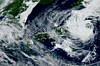일본 히마와리 위성으로 본 태풍 찬홈의 모습. CIRA/NOAA