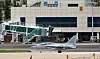 A military aircraft is seen on tarmac at Gwangju military air base in Gwangju on Aug. 10.
