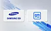 The logos of Samsung SDI and General Motors