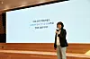 Jin Eun-sook Jin, president at Hyundai Motor Group's ICT Management division, speaks during a press event at the company's headquarters in southern Seoul on Aug. 12.