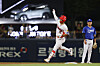 Kim Do-yeong of the Kia Tigers celebrates after hitting a homer at Gwangju-Kia Champions Field on Aug. 12.