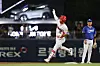 Kim Do-yeong of the Kia Tigers celebrates after hitting a homer at Gwangju-Kia Champions Field on Aug. 12.