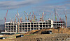 Construction is underway at the Yongin chip cluster in Gyeonggi on Jan. 9. // (용인=뉴스1) 김영운 기자 = 9일 경기도 용인시 처인구 원삼면 용인반도체클러스터 일반산업단지 공사현장에서 분주하게 공사가 진행되고 있다. (공동취재) 2026.1.9/뉴스1