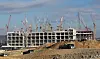 Construction is underway at the Yongin chip cluster in Gyeonggi on Jan. 9. // (용인=뉴스1) 김영운 기자 = 9일 경기도 용인시 처인구 원삼면 용인반도체클러스터 일반산업단지 공사현장에서 분주하게 공사가 진행되고 있다. (공동취재) 2026.1.9/뉴스1