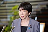 Japanese Prime Minister Sanae Takaichi speaks to reporters at the Prime Minister office in Tokyo, on July 28.