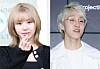 Left: Chaeyoung of girl group Twice; Right:  Zion. T