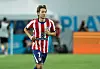 Lee Kang-in of Atlético Madrid plays during a friendly match against the Manchester City at Seoul World Cup Stadium in western Seoul on Aug. 9.