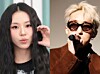Left: Girl group Twice's Chaeyoung; Right: Singer Zion.T