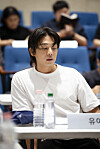 Actor Yoo Ah-in is seen during a script reading for 'Vampir' in an undated photo.
