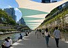 서울 종로구 청계천 보행로 상부에 그늘막을 설치한 모습 상상도. [사진 서울시]