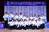 기념 촬영하는 대한민국 선수단 (진천=연합뉴스) 윤동진 기자 = 20일 충북 진천 국가대표선수촌에서 열린 2026 아이치·나고야 아시안게임 D-30 미디어데이에서 참석자들이 기념 촬영을 하고 있다. 2026.8.20 mon@yna.co.kr/2026-08-20 14:49:36/