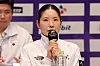 발언하는 펜싱 송세라 (진천=연합뉴스) 윤동진 기자 = 펜싱 여자 국가대표 송세라가 충북 진천 국가대표선수촌에서 열린 2026 아이치·나고야 아시안게임 D-30 미디어데이에서 발언하고 있다. 2026.8.20 mon@yna.co.kr/2026-08-20 14:17:34/