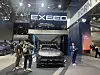Visitors tour Chery Automobile's booth, where its premium subbrand Exeed showcased new concept car, at the Auto China 2026 in Beijing in April.