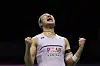 Badminton - BWF World Championships - Indira Gandhi Indoor Stadium, New Delhi, India - August 23, 2026 South Korea's An Se Young celebrates after winning the women's final against Japan's Akane Yamaguchi REUTERS/Bhawika Chhabra/2026-08-23 21:58:29/