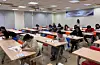 Students take Korean classes at the King Sejong Institute Foundation in France in September 2024.