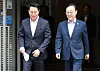 함께 나서는 김윤덕 장관과 오세훈 서울시장 (서울=연합뉴스) 김성민 기자 = 김윤덕 국토교통부 장관과 오세훈 서울시장이 26일 서울 중구 컨퍼런스하우스 달개비에서 용산공원을 활용한 주택 공급 등 서울 주택 문제를 협의한 뒤 나서고 있다. 2026.8.26 ksm7976@yna.co.kr/2026-08-26 11:03:28/