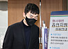 Cram school celebrity math instructor Hyun Woo-jin attends a court proceeding held at the Seoul Central District Court on April 24.