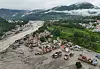 A drone view shows mud covering buildings and property following a flash flood in Trishuli, Nuwakot district, Nepal, August 27, 2026. REUTERS/Navesh Chitrakar TPX IMAGES OF THE DAY/2026-08-27 11:12:31/