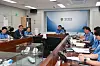 (인천=뉴스1) 이시명 기자 = 장인식 해양경찰청장 직무대행이 6일 오후 본청 상황회의실에서 서해 북방한계선(NLL )해역 내 불법 외국어선에 대한 관계부처 합동 화상회의를 개최해 대응계획을 점검하고 협력 방안을 논의하고 있다.(해양경찰청 제공.재판매 및 DB금지/뉴스1) 2026.7.6/뉴스1