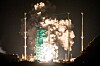 A Nuri space rocket lifts off from Naro Space Center in Goheung, South Jeolla, at 1:13 a.m. on Nov. 27.
