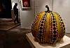 FILE - A man walks past a work ' Pumpkin ' by Japanese artist Yayoi Kusama during the Ravenel auction press preview in Hong Kong Friday, Nov. 23, 2012. (AP Photo/Vincent Yu, File) FILE PHOTO;/2026-08-27 13:01:18/