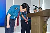 (제주=뉴스1) 안은나 기자 = 고평기 제주경찰청장이 27일 청사에서 열린 지휘부 회의에서 장미란 씨 등 실종사건 허위 종결 사태와 관련, 대도민 메시지를 발표하며 사과하고 있다. 2026.8.27/뉴스1