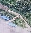 Vehicles believed to be carrying the missing Korea South-East Power employees are seen in footage from the Nepal floods. The photo is provided by the families of the missing Koreans.