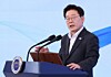 President Lee Jae Myung speaks at a youth-related event held at the Blue House in Jongno District, central Seoul, on Aug. 28.