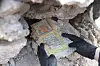 A rare manuscript recovered from the Great Omari Mosque in Gaza after it was destroyed in an airstrike