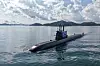 The 3,000-ton indigenous ROKS Dosan Ahn Chang-ho arrives at Jinhae Naval Base in South Gyeongsang on Sept. 1.