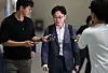 Industry Minister Kim Jung-kwan departs to the United States through Incheon International Airport on Sept. 1.