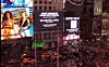 Samsung Electronics Company Union displayed a 15-second advertisement on a Times Square billboard opposing the company's workforce reduction under the push for AI.