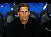 Granada coach Robert Moreno is seen in a photo taken in Barcelona, Spain, on Sept. 20, 2021.