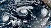 Three hurricanes developed in the Pacific region