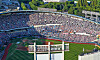 Jamsil Baseball Stadium is filled with spectators during a match between the LG Twins and the Samsung Lions on Sept. 6 in southern Seoul.