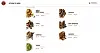 Webpage showing a grid of illustrated specimens with labels on a white background.