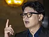 Independent Rep. Han Dong-hoon speaks to reporters at the National Assembly in western Seoul on Sept. 7.