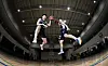 Twin basketball players Yoon Ji-won and Yoon Ji-hoon pose for photograph during an interview with the JoongAng Ilbo at Kyungbock High School in central Seoul on Sept. 2.