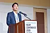 Chi Yong-min, head of sustainability management office at SK Innovation E&S, speaks during the Solve Conference 2026 in Busan on Sept. 8.