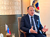 FILE PHOTO: Philippines Defence Minister Gilberto Teodoro speaks during an interview at the IISS Shangri-La Dialogue security summit in Singapore, May 30, 2026. REUTERS/Minh Nguyen/File Photo/2026-08-15 17:49:57/