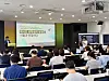 Bang Jeong-rim, head of Seoul Global Center’s international students department, speaks during Global Insight Forum at the center's office in Jung District, central Seoul, on Sept. 8.