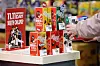 Pepero products are displayed at a supermarket in Gyeonggi on Nov. 10, 2025, a day before 'Pepero Day.'