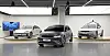 Hyundai Ioniq 5s and 6 are parked, where self-driving technologies are being tested.