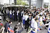 일본 도착한 북한 아시안게임 선수단 (오사카 교도=연합뉴스) 북한 축구대표팀이 2026 아이치·나고야 아시안게임에 참석하기 위해 11일 오사카 간사이국제공항에 도착하고 있다. 2026.9.11 photo@yna.co.kr/2026-09-11 16:54:30/