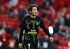 Atletico Madrid's Lee Kang-in is seen during the warm up before the match on Sept. 10.
