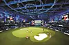 Fans watch a TGL match between Jupiter Links Golf Club and Boston Common Golf at the custom-built SoFi Center in Palm Beach Gardens, Florida on Jan. 27, 2025. The WTGL will play in the same arena.